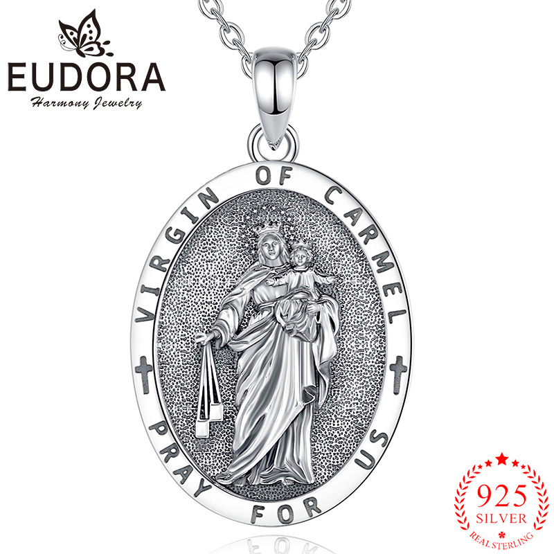 925 Sterling Silver Chain Necklace Men - Eudora Collana in argento sterling 925
