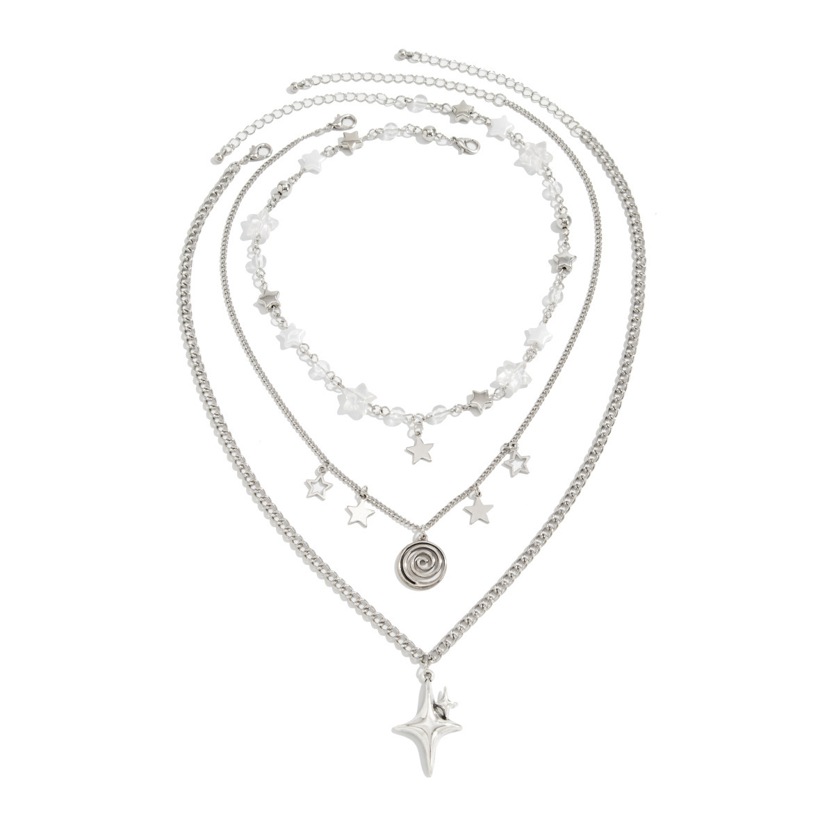Collana con ciondolo a forma d - Layered Pendant Necklace Aesthetic recensione e prezzo