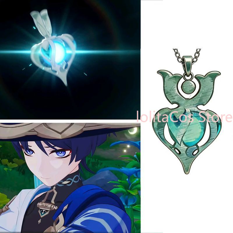 Collana in Metallo Genshin Imp - Anime Pendant Necklace recensione e prezzo