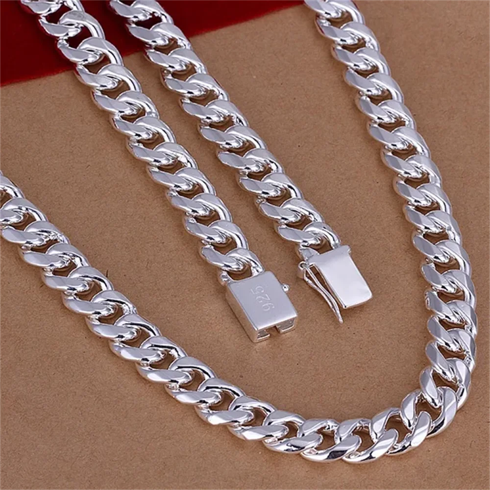 20-24 pollici 925 Sterling Sil - 925 Sterling Silver Chain Necklace Men recensione e prezzo