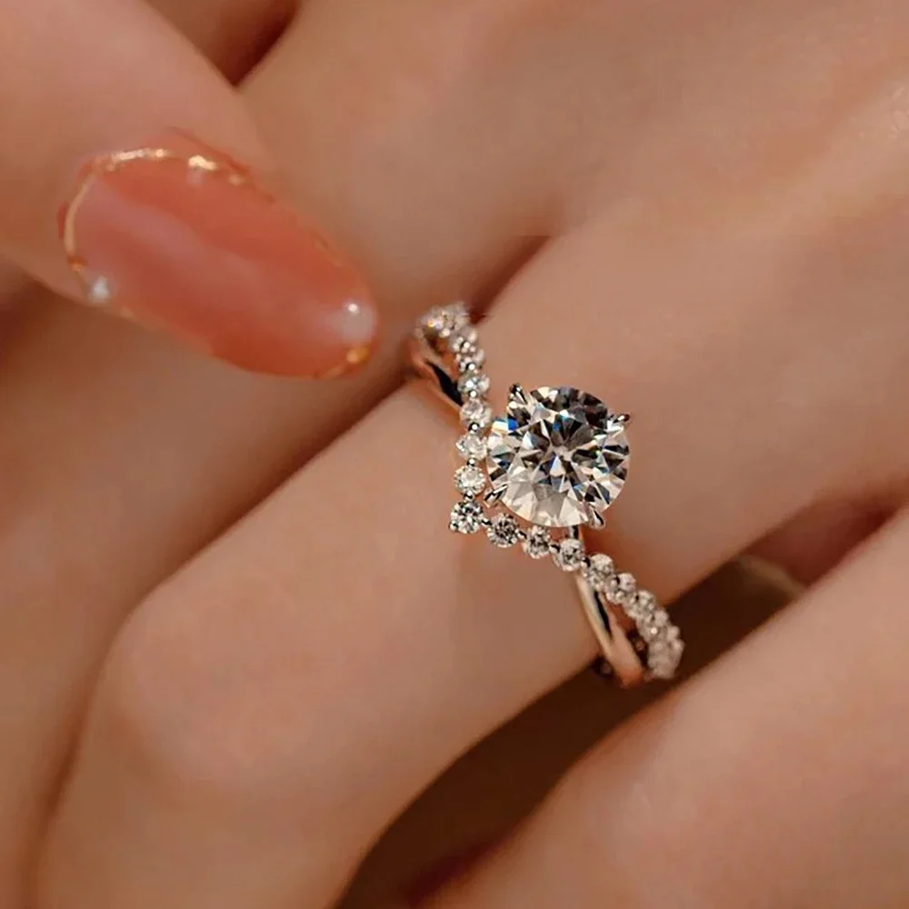 Anello di Fidanzamento in Arge - Moissanite Engagement Ring 1 Carat recensione e prezzo