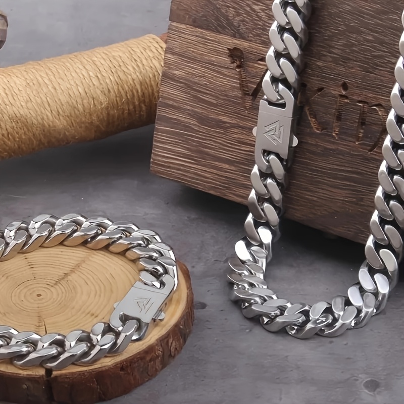 1 pezzo di abito a catena Viki - Cuban Link Chain 12Mm recensione e prezzo