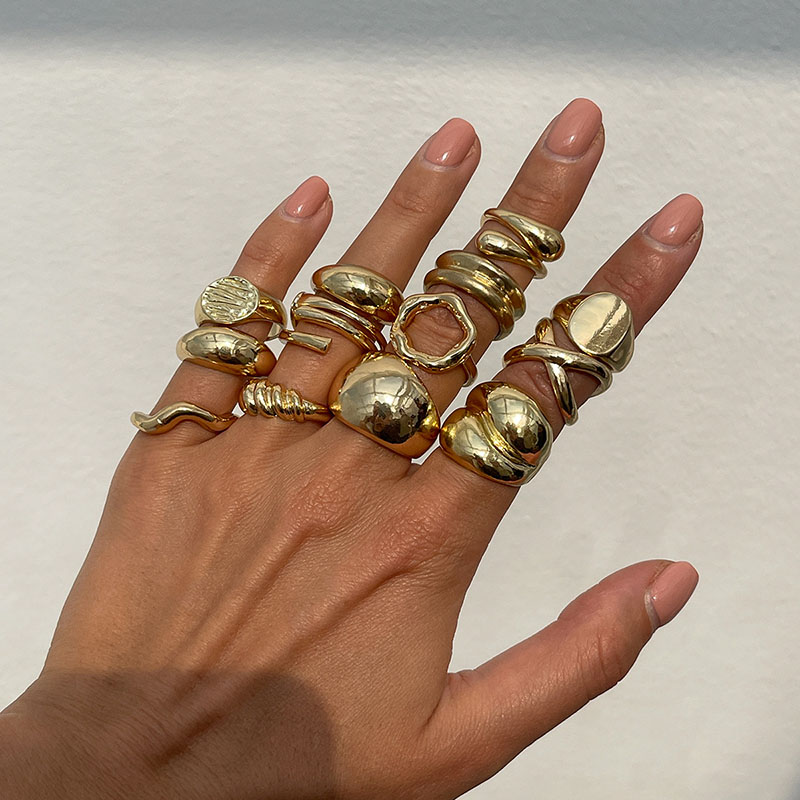 Anelli di metallo vintage di m - Vintage Punk Knuckle Rings Set recensione e prezzo