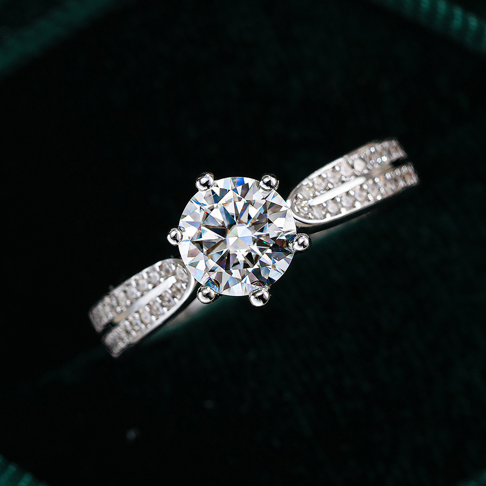 Anello di fidanzamento classic - Moissanite Engagement Ring 1 Carat recensione e prezzo