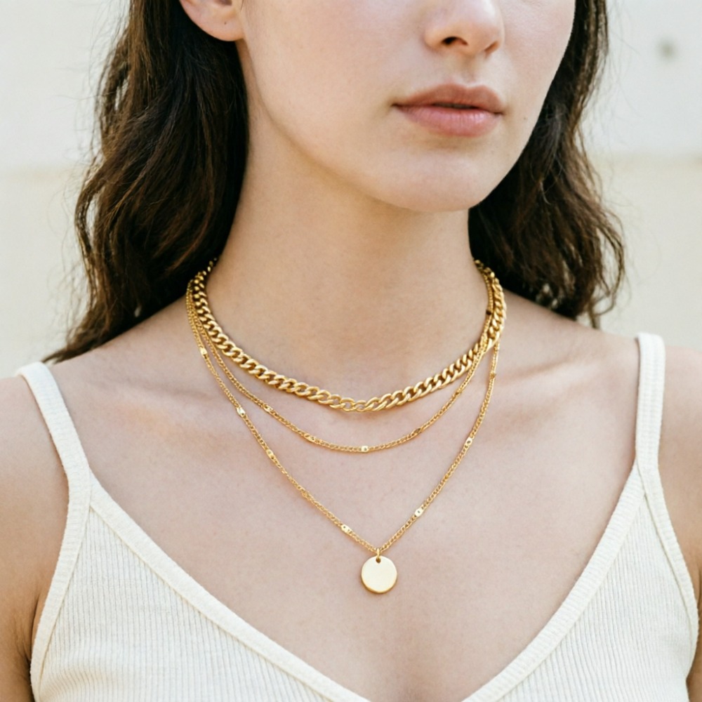 Collane a strati con ciondolo  - Layered Pendant Necklace Aesthetic recensione e prezzo