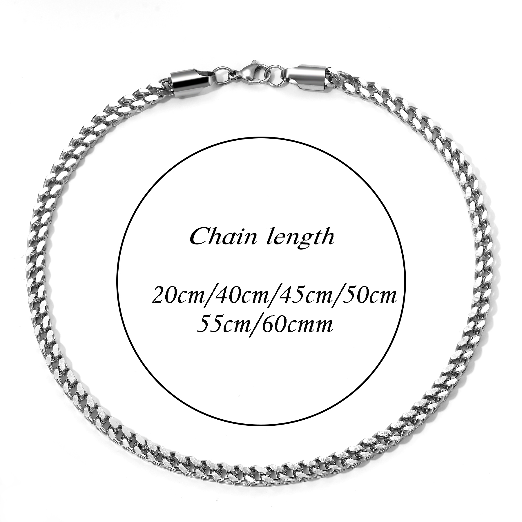 1 pezzo, dimensioni 3-5 mm, co - Cuban Link Chain 12Mm recensione e prezzo