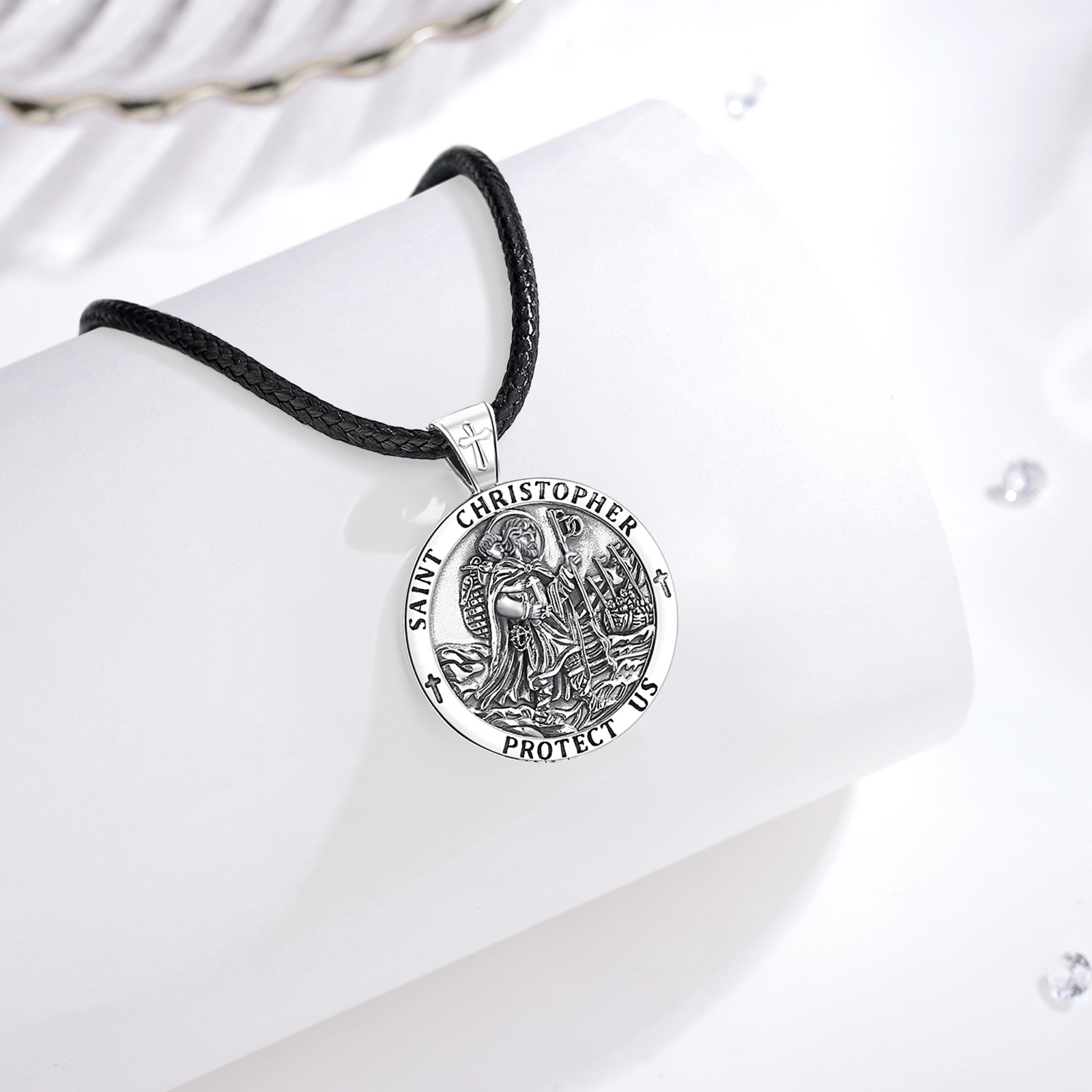 Eudora Nuovo argento sterling  - 925 Sterling Silver Chain Necklace Men recensione e prezzo