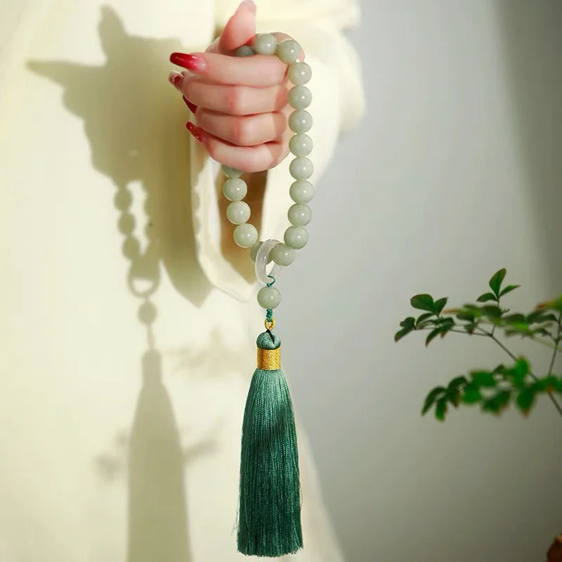 Green Jade Stone 12mm Beads na - Bracelets recensione e prezzo